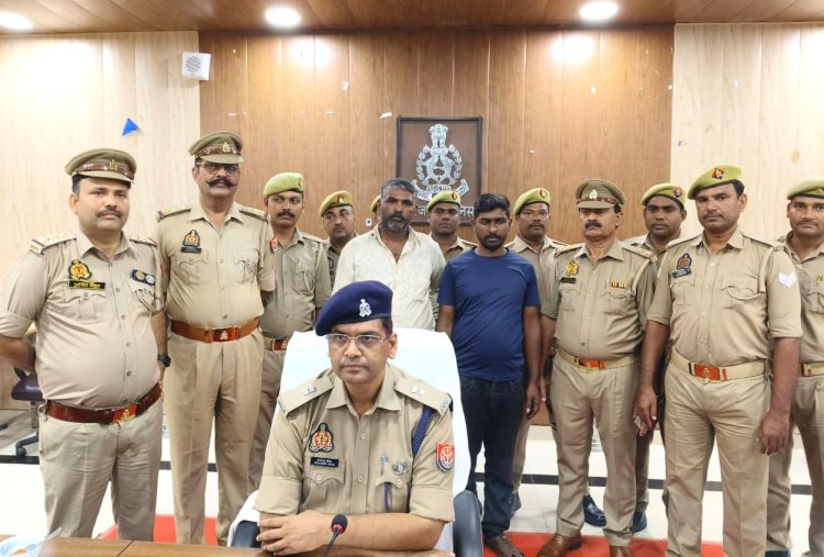 मीरजापुर में अंतरराज्यीय गिराेह के दाे तस्कर गिरफ्तार, छह करोड़ का गांजा जब्त